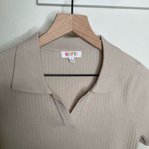 Wayf '98 Williams Crop Polo Top - Picture 5 of 7